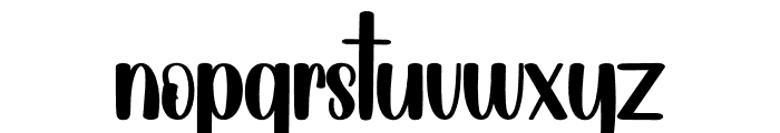 Christmas Beach Font LOWERCASE