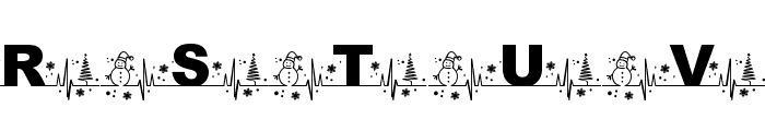 Christmas Beat Regular Font UPPERCASE