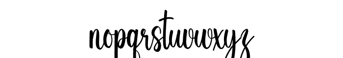 Christmas Beautiful Font LOWERCASE