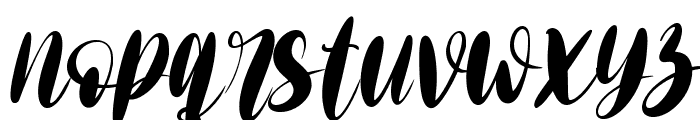 Christmas Billy Italic Font LOWERCASE