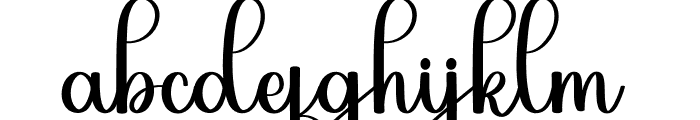 Christmas Birthday Font LOWERCASE