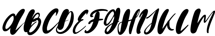 Christmas Bitterfly Italic Font UPPERCASE