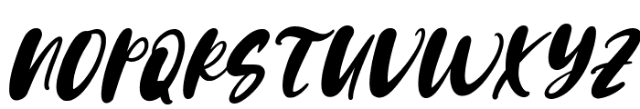Christmas Bitterfly Italic Font UPPERCASE