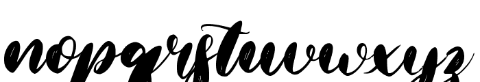 Christmas Blessed Font LOWERCASE