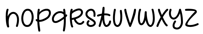 Christmas Blooming Font LOWERCASE