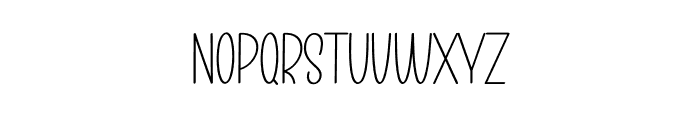 Christmas Blowing Font UPPERCASE