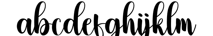 Christmas Break Font LOWERCASE