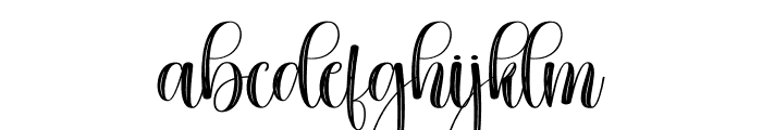 Christmas Calligraph Font LOWERCASE