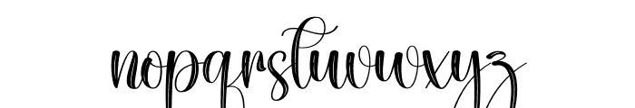 Christmas Calligraph Font LOWERCASE