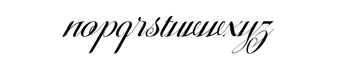Christmas Calligraphy Font LOWERCASE