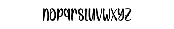 Christmas Casual Font LOWERCASE