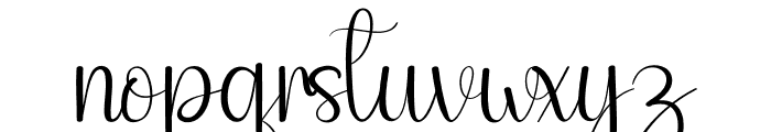 Christmas Cheereful Font LOWERCASE