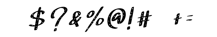Christmas Chocho Italic Regular Font OTHER CHARS