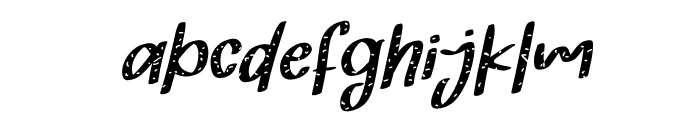 Christmas Chocho Italic Regular Font LOWERCASE