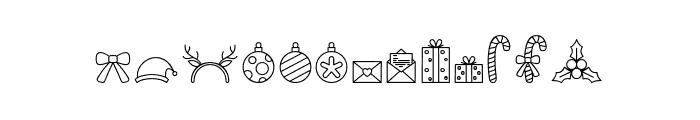 Christmas Collection Font LOWERCASE