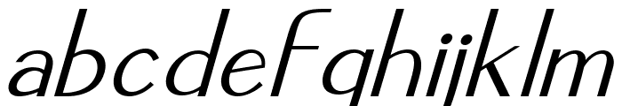 Christmas Combine Sans Italic Font LOWERCASE