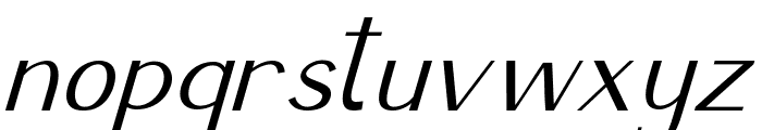 Christmas Combine Sans Italic Font LOWERCASE