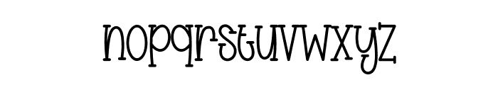 Christmas Cooking Font LOWERCASE