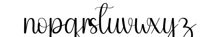 Christmas Courage Font LOWERCASE