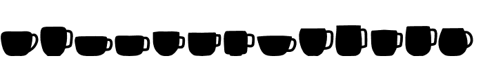 Christmas Cup Font LOWERCASE