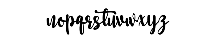 Christmas Cute Font LOWERCASE
