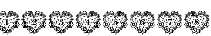 Christmas Daisy Font OTHER CHARS