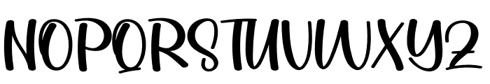 Christmas Daylight Font UPPERCASE