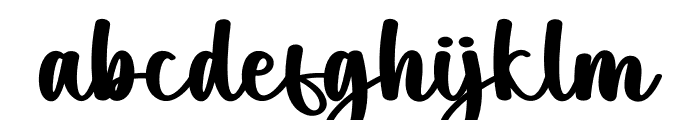 Christmas Daylight Font LOWERCASE