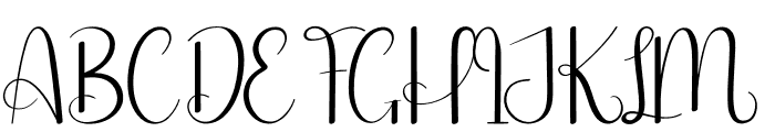 Christmas Ebony Font UPPERCASE
