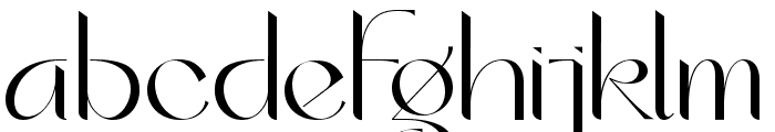 Christmas Elegant Font LOWERCASE