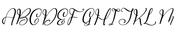 Christmas Eve Italic Font UPPERCASE