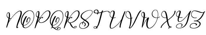 Christmas Eve Italic Font UPPERCASE