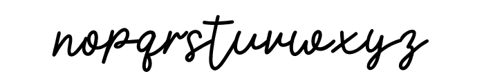 Christmas Festivals Script Font LOWERCASE