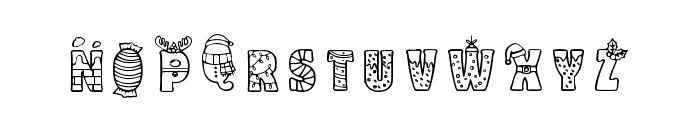 Christmas Font Regular Font UPPERCASE