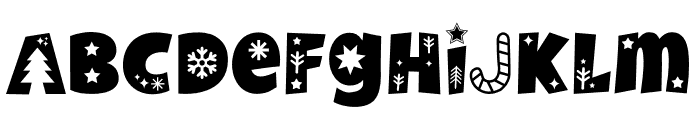 Christmas Fun Font LOWERCASE