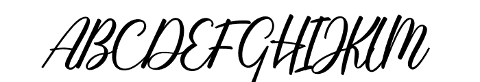 Christmas Ginger Font UPPERCASE