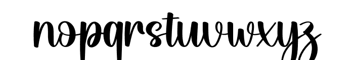 Christmas Hapstel Font LOWERCASE