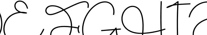 Christmas Hipster Font UPPERCASE