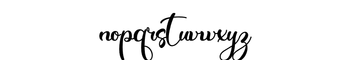 Christmas History Font LOWERCASE