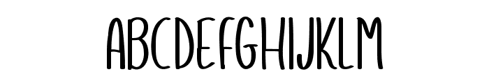 Christmas Holiday Font LOWERCASE