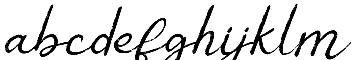 Christmas Ink Italic Font LOWERCASE