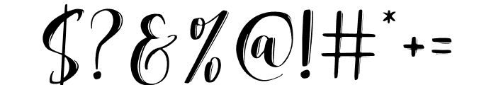Christmas Italic Font OTHER CHARS