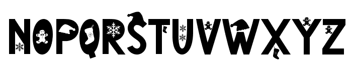 Christmas Jewelry Font UPPERCASE