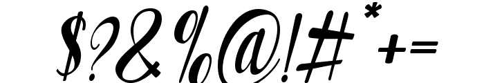 Christmas Jingle Italic Font OTHER CHARS