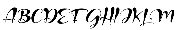 Christmas Magic Italic Font UPPERCASE