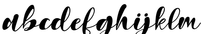 Christmas Magic Italic Font LOWERCASE