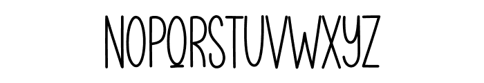 Christmas Minimalist Font UPPERCASE