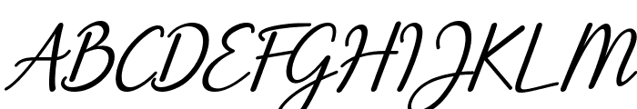 Christmas Miracle Italic Font UPPERCASE