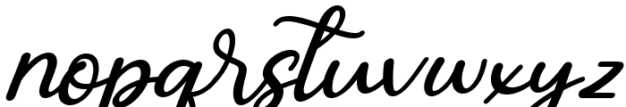 Christmas Miracle Italic Font LOWERCASE