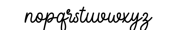 Christmas Monocute Font LOWERCASE